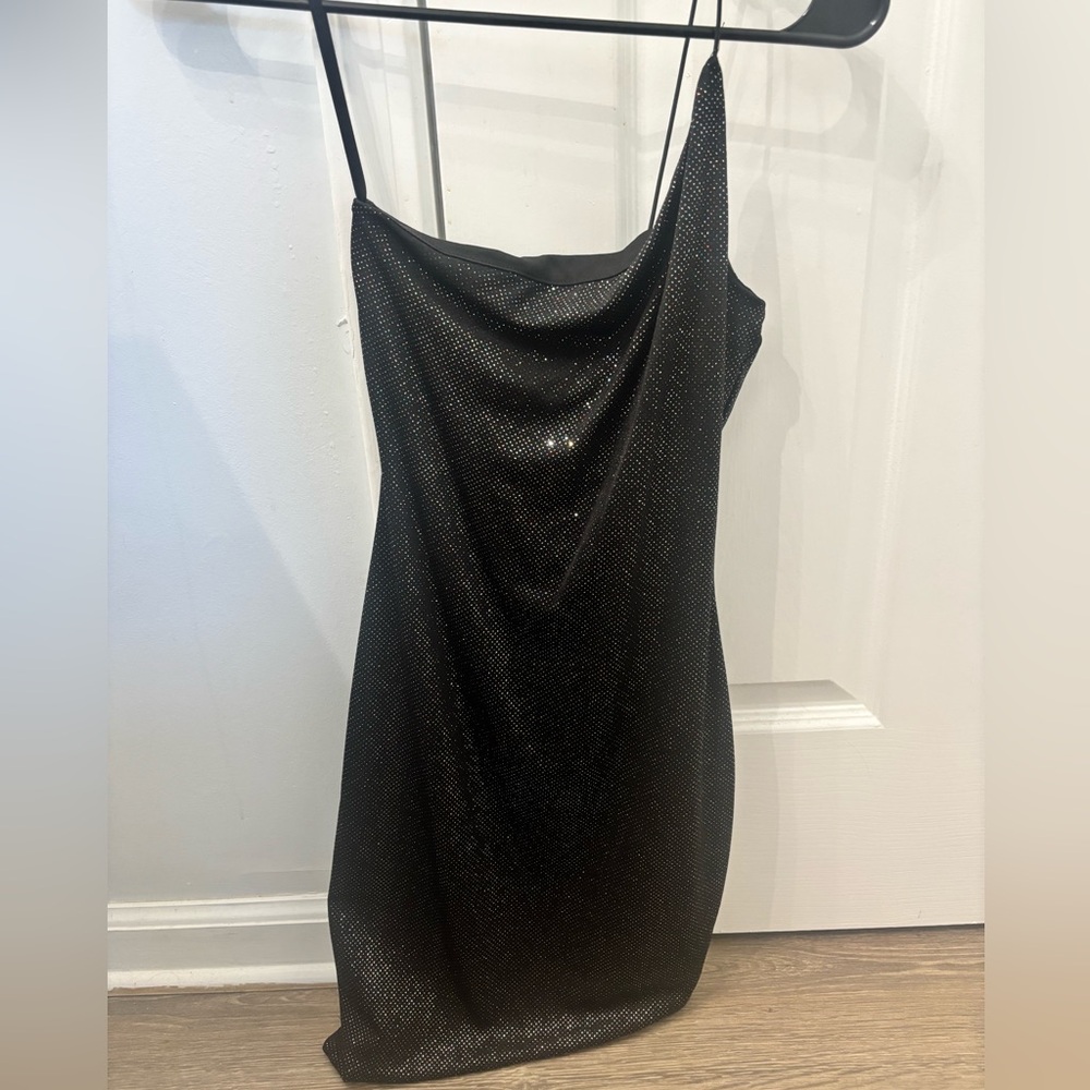 City Triangles Black Mini Dress